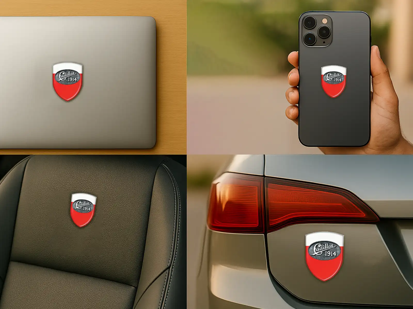 Cadillac Emblemas Automóviles Pro Máximo Duradero Estilo Moderno